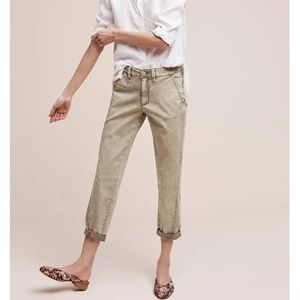 Anthropologie Relaxed Chino Pants